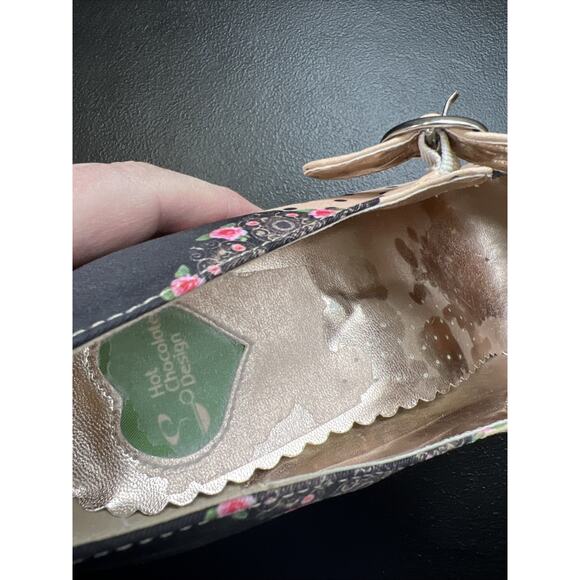 Hot Chocolate Designs Chocolaticas Doris Polka Dot Mary Jane Heels Size 41/US 11 - Picture 9 of 13